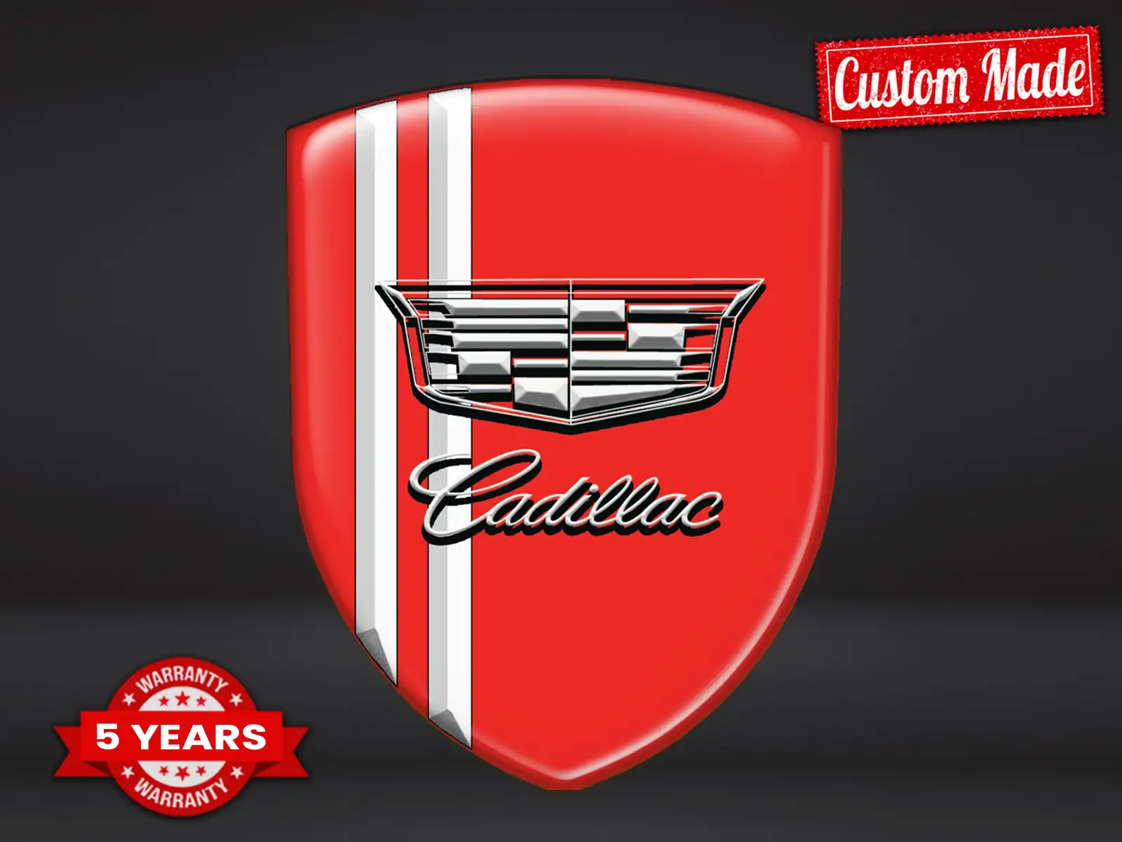 Cadillac Heckscheibensticker Robust Universal Hochwertig ST